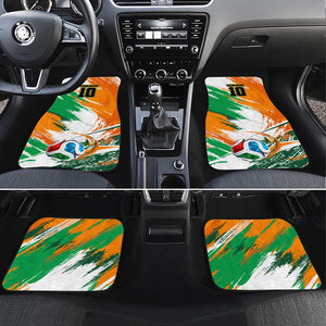 Personalized Ivory Coast Football Car Mats Elephant Football Splatter Art