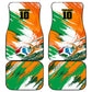 Personalized Ivory Coast Football Car Mats Elephant Football Splatter Art
