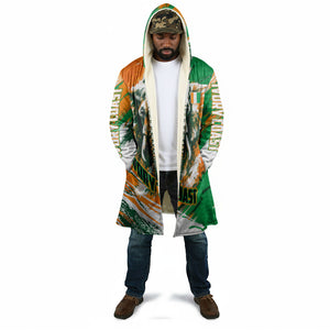 Personalized Ivory Coast Football Cloak Elephant Football Splatter Art