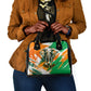 Personalized Ivory Coast Football Shoulder Handbag Elephant Football Splatter Art