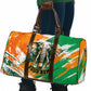 Personalized Ivory Coast Football Travel Bag Elephant Football Splatter Art