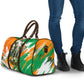 Personalized Ivory Coast Football Travel Bag Elephant Football Splatter Art