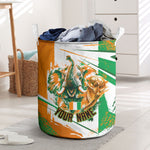 Personalized Ivory Coast Football Laundry Basket African Elephant Trophy