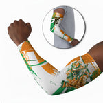 Personalized Ivory Coast Football Arm Sleeves African Elephant Trophy