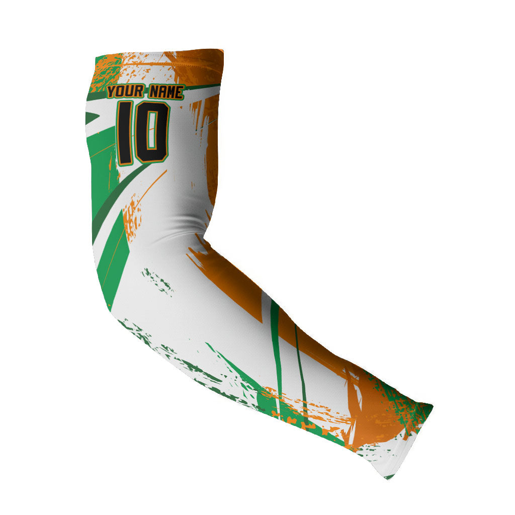 Personalized Ivory Coast Football Arm Sleeves African Elephant Trophy