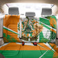 Personalized Ivory Coast Football Back Car Seat Cover African Elephant Trophy