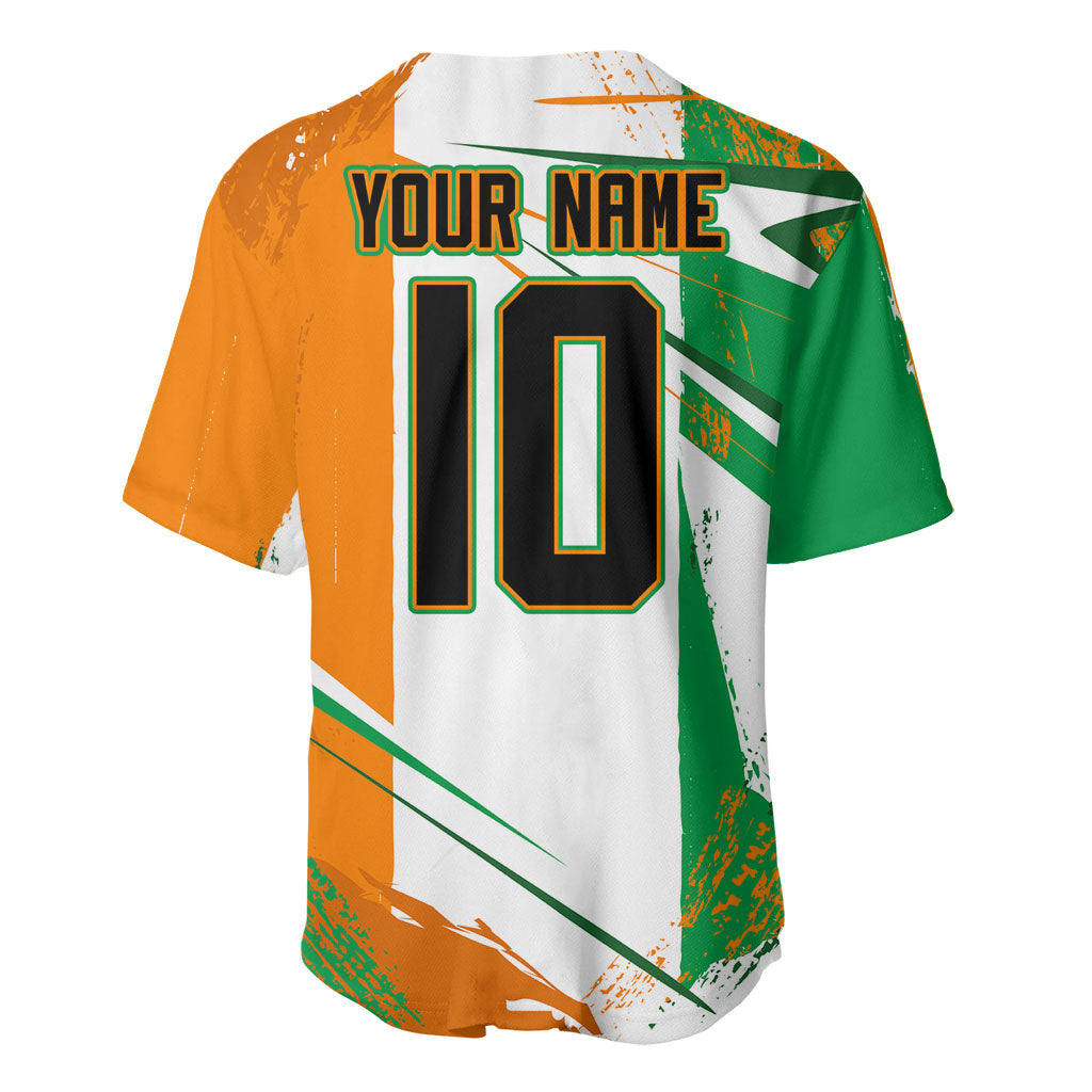 Personalized Ivory Coast Football Baseball Jersey African Elephant Trophy