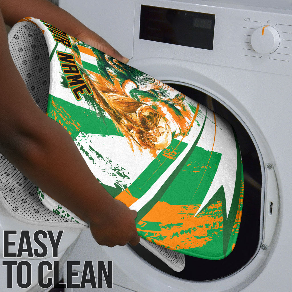 Personalized Ivory Coast Football Bathroom Set African Elephant Trophy
