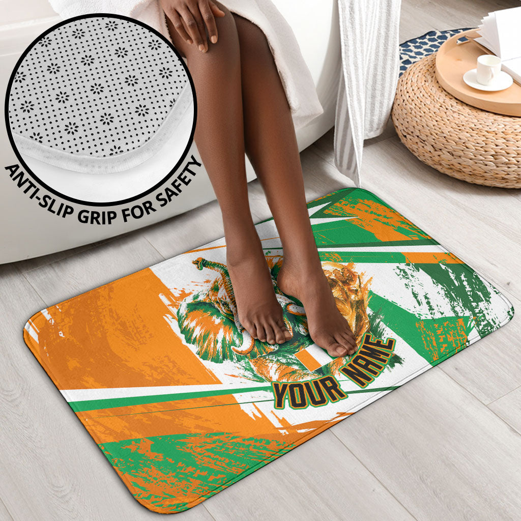 Personalized Ivory Coast Football Bathroom Set African Elephant Trophy
