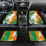 Personalized Ivory Coast Football Car Mats African Elephant Trophy