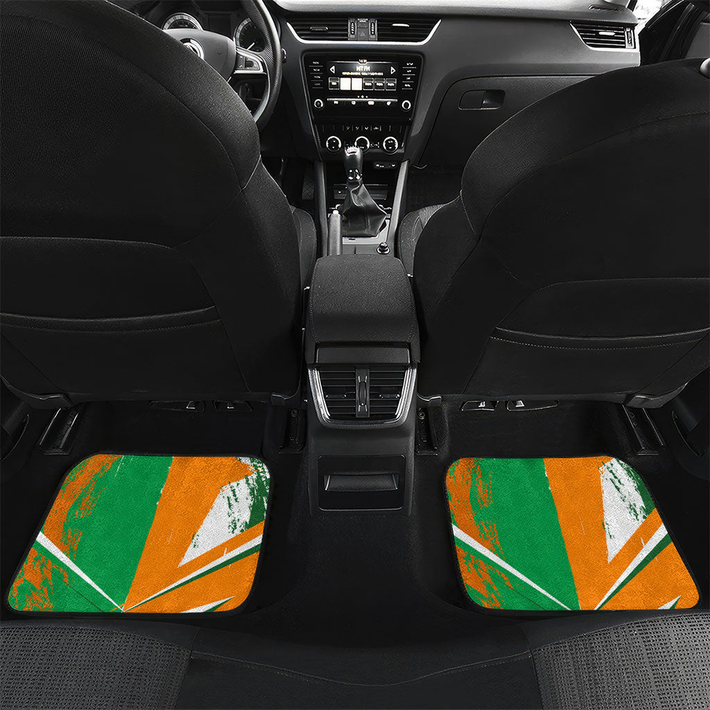 Personalized Ivory Coast Football Car Mats African Elephant Trophy