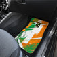 Personalized Ivory Coast Football Car Mats African Elephant Trophy