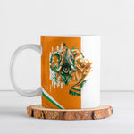 Personalized Ivory Coast Football Ceramic Mug African Elephant Trophy