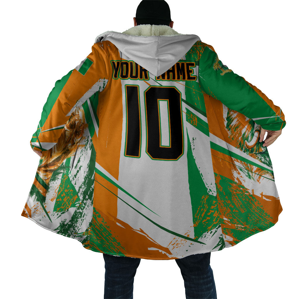 Personalized Ivory Coast Football Cloak African Elephant Trophy