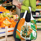 Personalized Ivory Coast Football Grocery Bag African Elephant Trophy