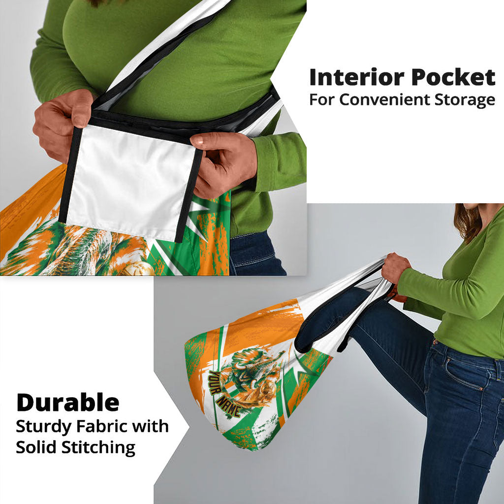 Personalized Ivory Coast Football Grocery Bag African Elephant Trophy