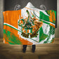 Personalized Ivory Coast Football Hooded Blanket African Elephant Trophy