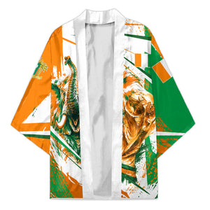 Personalized Ivory Coast Football Kimono African Elephant Trophy