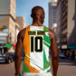 Personalized Ivory Coast Football Men Tank Top African Elephant Trophy