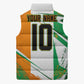 Personalized Ivory Coast Football Sleeveless Puffer Jacket African Elephant Trophy