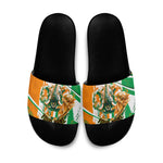 Personalized Ivory Coast Football Slide Sandals African Elephant Trophy