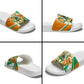 Personalized Ivory Coast Football Slide Sandals African Elephant Trophy