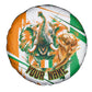 Personalized Ivory Coast Football Spare Tire Cover African Elephant Trophy