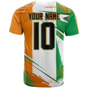 Personalized Ivory Coast Football T shirt African Elephant Trophy