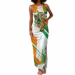 Personalized Ivory Coast Football Tank Maxi Dress African Elephant Trophy