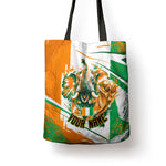 Personalized Ivory Coast Football Tote Bag African Elephant Trophy