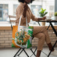 Personalized Ivory Coast Football Tote Bag African Elephant Trophy