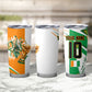 Personalized Ivory Coast Football Tumbler Cup African Elephant Trophy