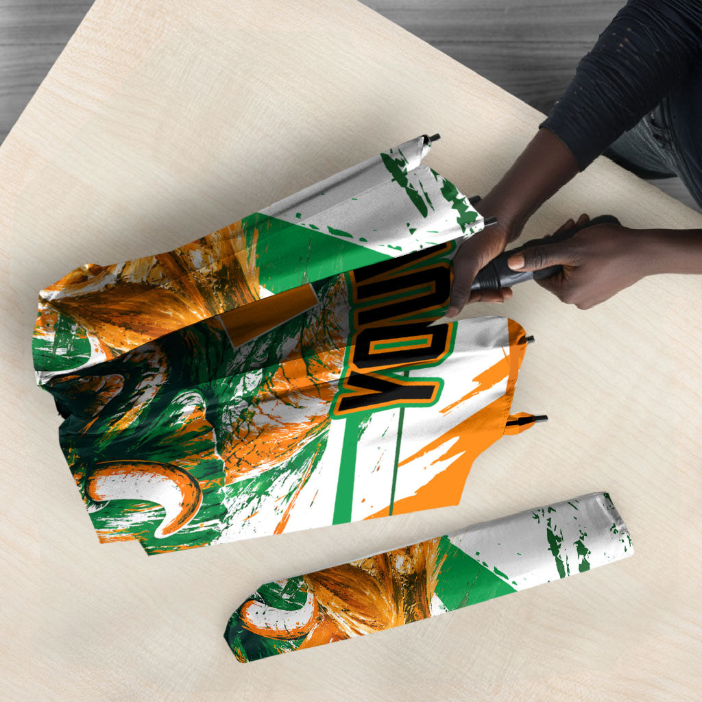 Personalized Ivory Coast Football Umbrella African Elephant Trophy