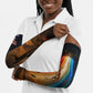 South Africa Safari UFO Arm Sleeves African Wildlife Sci-Fi Galaxy Space And Mandela