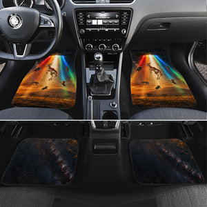 South Africa Safari UFO Car Mats African Wildlife Sci-Fi Galaxy Space And Mandela