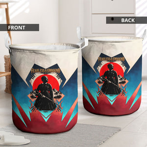Mary Fields Laundry Basket Vintage Western Wild West - Stagecoach Mary Black Cowgirl