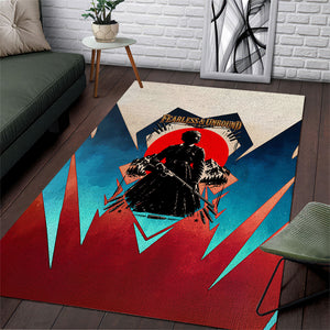 Mary Fields Area Rug Vintage Western Wild West - Stagecoach Mary Black Cowgirl