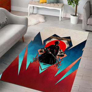 Mary Fields Area Rug Vintage Western Wild West - Stagecoach Mary Black Cowgirl