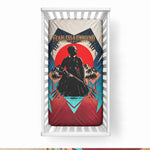 Mary Fields Baby Bed Cover Vintage Western Wild West - Stagecoach Mary Black Cowgirl