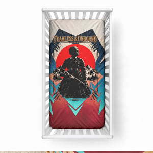 Mary Fields Baby Bed Cover Vintage Western Wild West - Stagecoach Mary Black Cowgirl