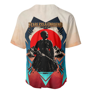 Mary Fields Baseball Jersey Vintage Western Wild West - Stagecoach Mary Black Cowgirl