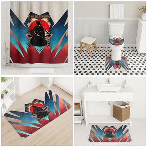 Mary Fields Bathroom Set Vintage Western Wild West - Stagecoach Mary Black Cowgirl