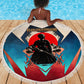 Mary Fields Beach Blanket Vintage Western Wild West - Stagecoach Mary Black Cowgirl