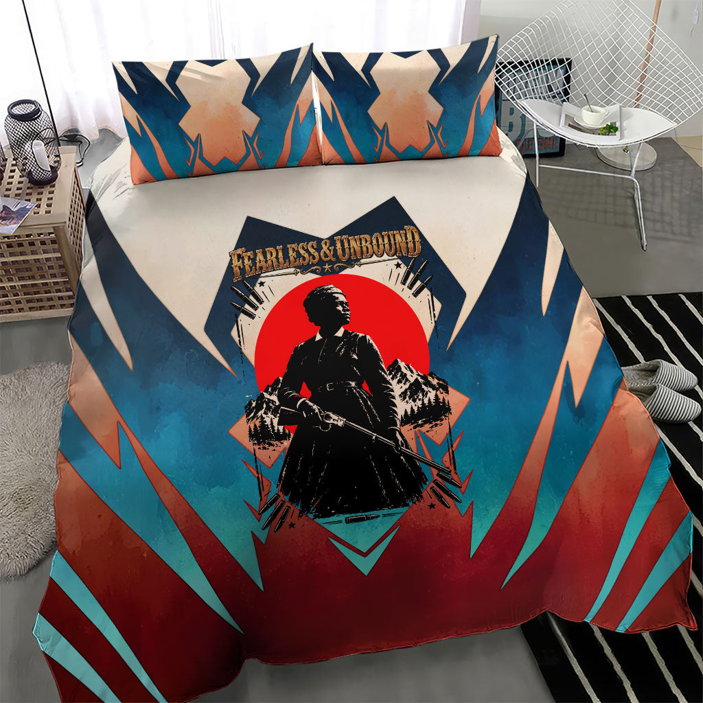 Mary Fields Bedding Set Vintage Western Wild West - Stagecoach Mary Black Cowgirl