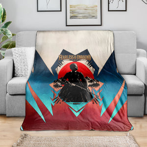 Mary Fields Blanket Vintage Western Wild West - Stagecoach Mary Black Cowgirl