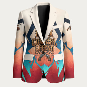 Mary Fields Blazer Vintage Western Wild West - Stagecoach Mary Black Cowgirl