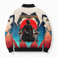 Mary Fields Bomber Puffer Jacket Vintage Western Wild West - Stagecoach Mary Black Cowgirl