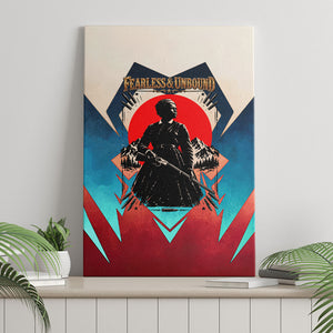 Mary Fields Canvas Wall Art Vintage Western Wild West - Stagecoach Mary Black Cowgirl