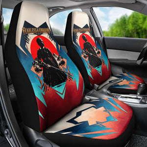 Mary Fields Car Seat Cover Vintage Western Wild West - Stagecoach Mary Black Cowgirl