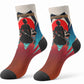 Mary Fields Crew Socks Vintage Western Wild West - Stagecoach Mary Black Cowgirl
